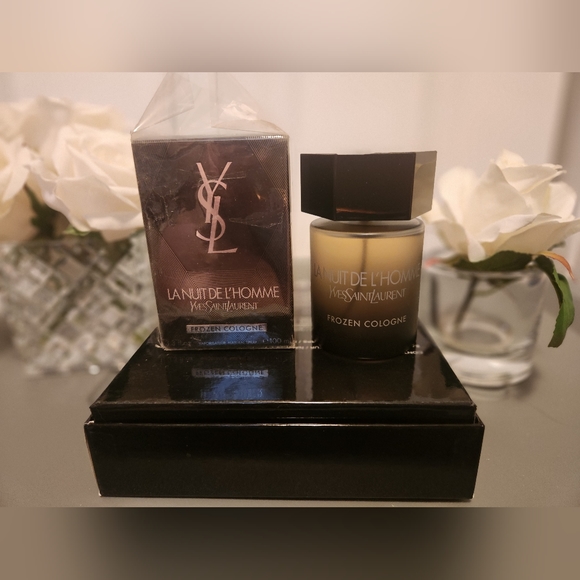 La Nuit De L'Homme Frozen Eau De Cologne by YSL / Yves Saint Laurent 100ml/3.3oz - Picture 1 of 16